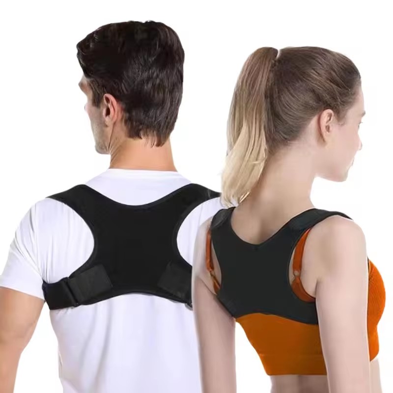 Posture Corrector Back - 1-5個入り 調節可能な姿勢矯正ベルト 背筋サポート 肩サポート 猫背予防 背中健康ケア