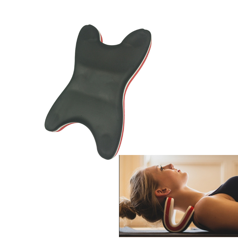 Posture Corrector Back - U字型頸椎ストレッチマッサージ枕 背中と首のサポート 姿勢矯正 リラックス筋肉 ネックブレース EVAフォームマッサージ枕