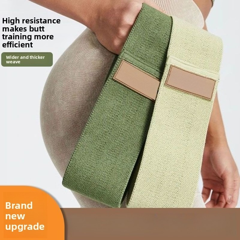 編み込み式のヒップバンド、伸縮性のあるヒップレジスタンスバン - Yoga Fitness Resistance Band のレビューと価格