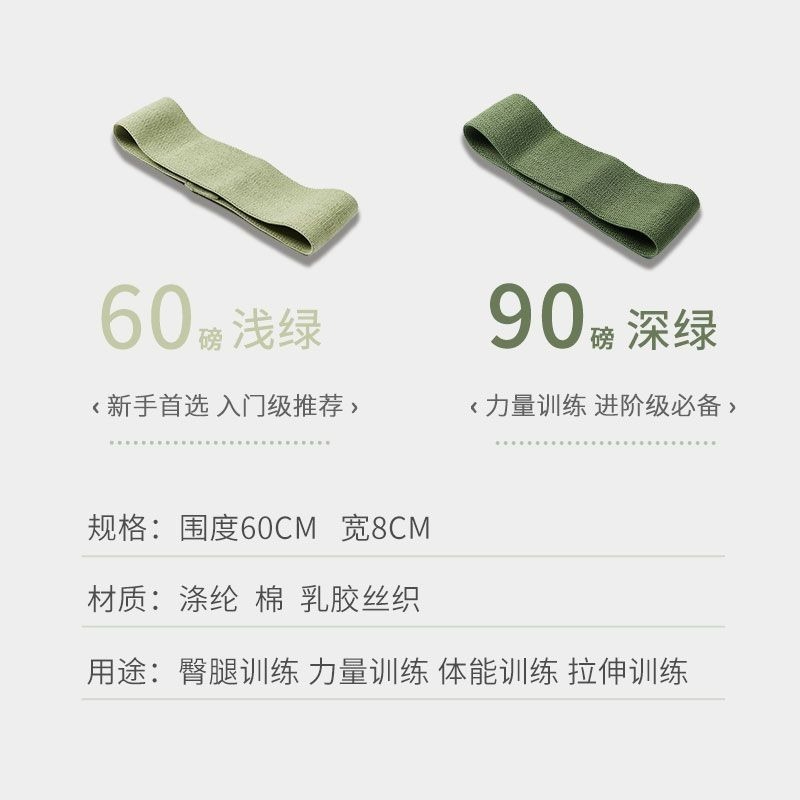 編み込み式のヒップバンド、伸縮性のあるヒップレジスタンスバン - Yoga Fitness Resistance Band のレビューと価格