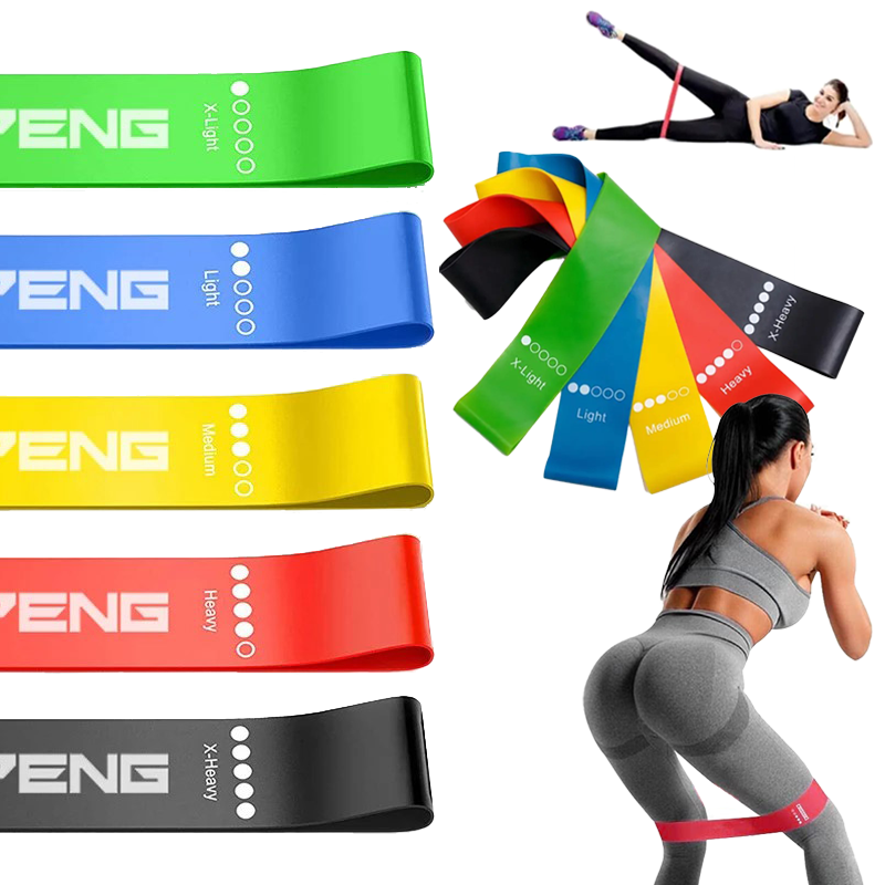 レジスタンスエクササイズループバンドセット ワークアウトバン - Yoga Fitness Resistance Band のレビューと価格