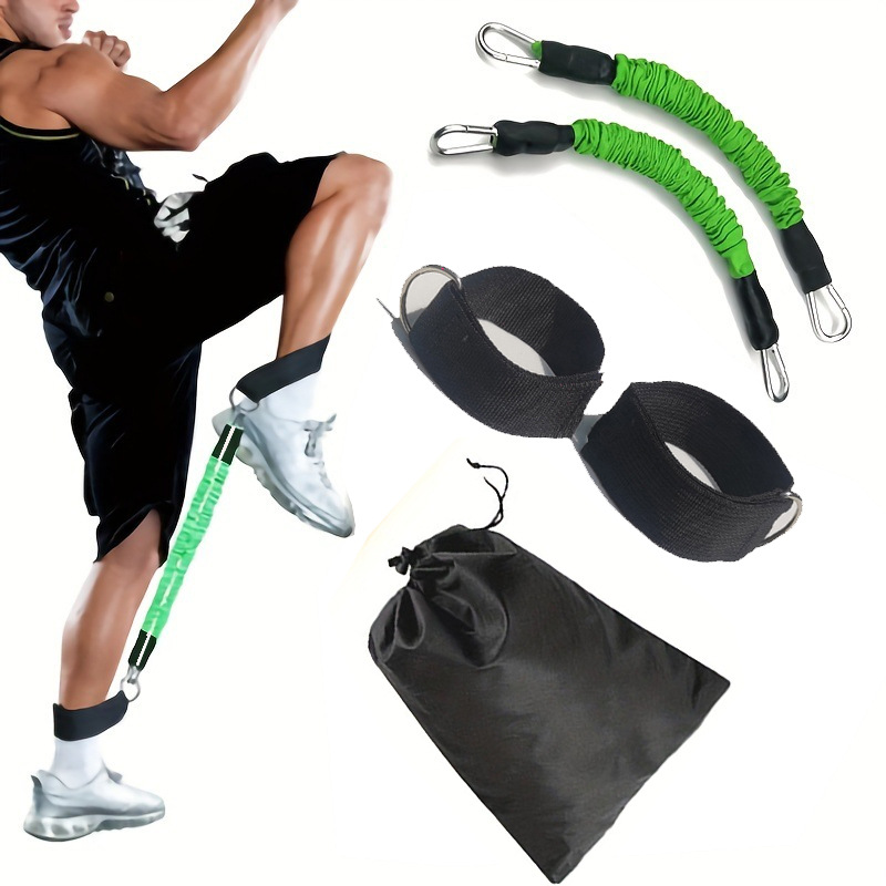 アンクルストラップ抵抗バンドセットフィットネストレーニング運 - Yoga Fitness Resistance Band のレビューと価格