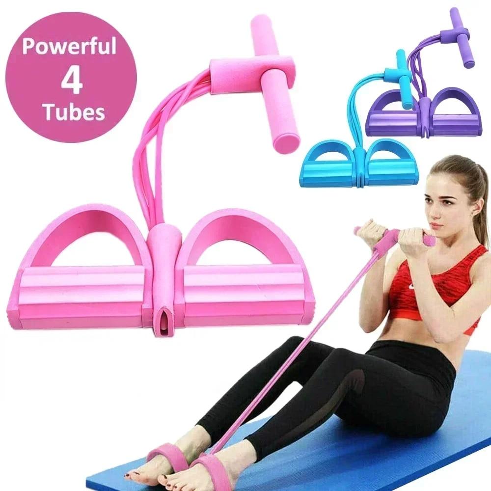 4/6 レベルの抵抗バンド エラスティックバンド 滑り止めハ - Yoga Fitness Resistance Band のレビューと価格